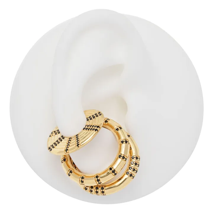 Earcuff Quadra | Noir- Image produit n°4