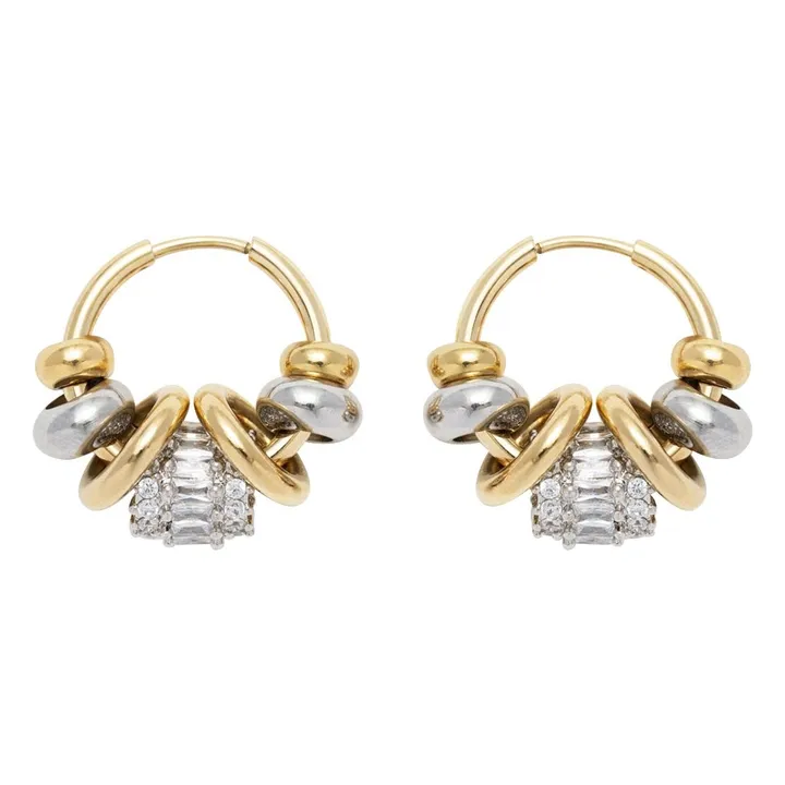 Boucles d'Oreilles Luma | Doré- Image produit n°0