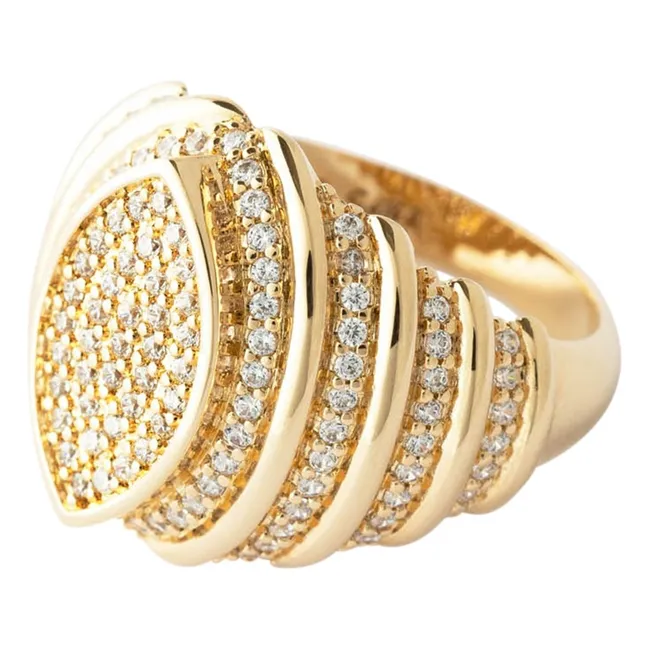 Anillo corona | Dorado