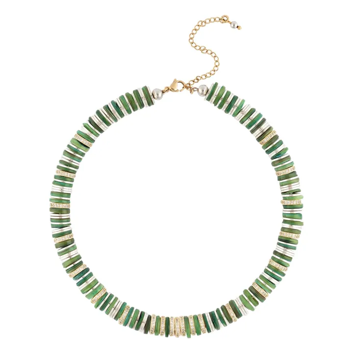 Collier Rondelles | Vert- Image produit n°0