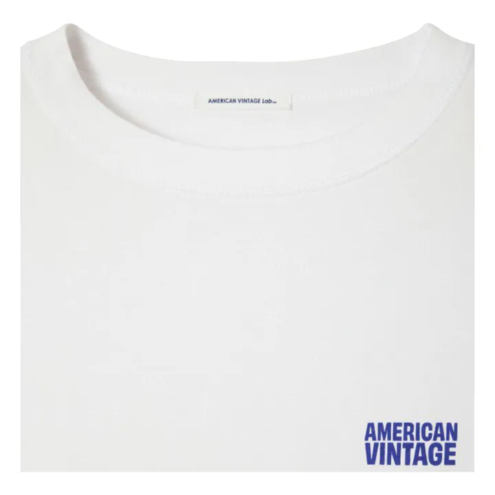 Gixy Cotton Long Sleeve T-Shirt | White- Product image n°3