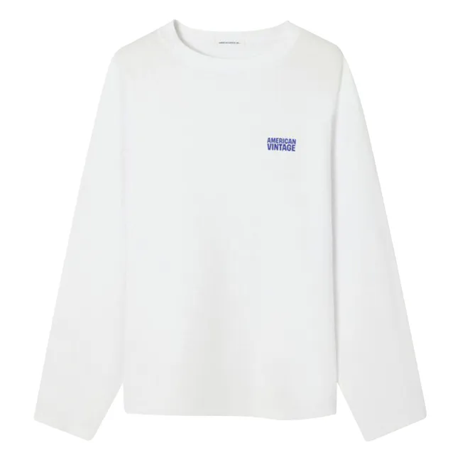 T-Shirt Manche Longue Gixy Cotton | Blanc