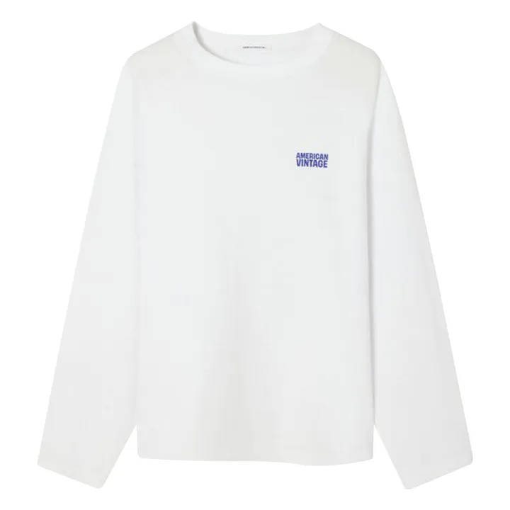 T-Shirt Manche Longue Gixy Cotton | Blanc- Image produit n°0