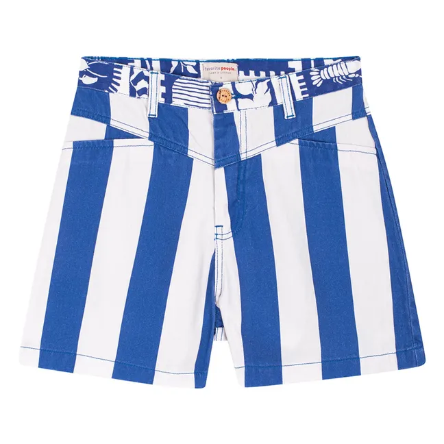 Positano Striped Shorts - Women's Collection  | Blue