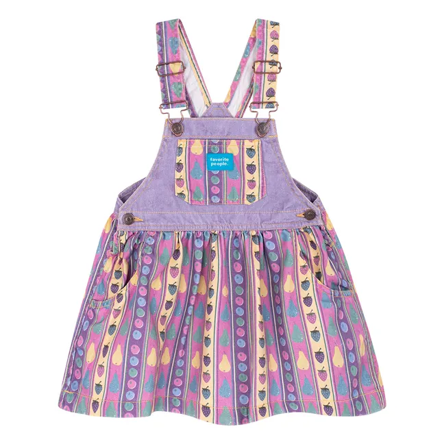 Robe Salopette Panna Cotta Fruits | Violet
