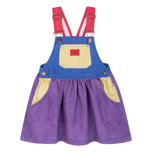 Vestido Salopette Mozzarella Colorblock | Violeta