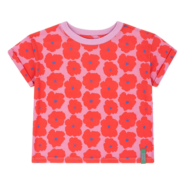 Flowery Napoli T-shirt | Red