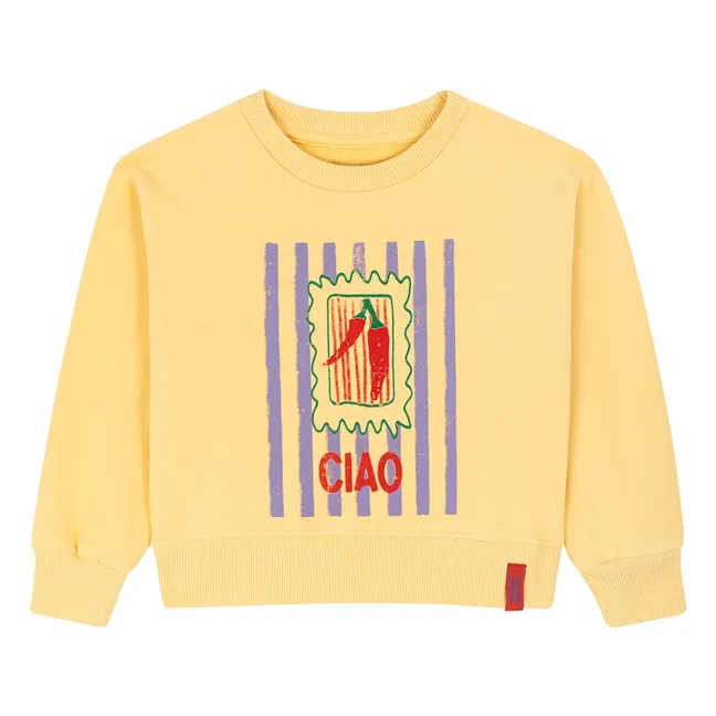 Sudadera Secilia Ciao | Amarillo