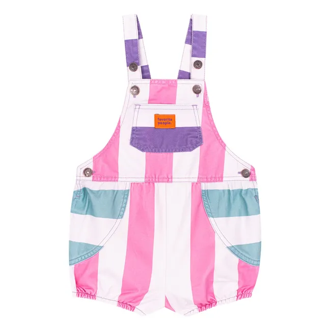 Mono de rayas Amore | Rosa