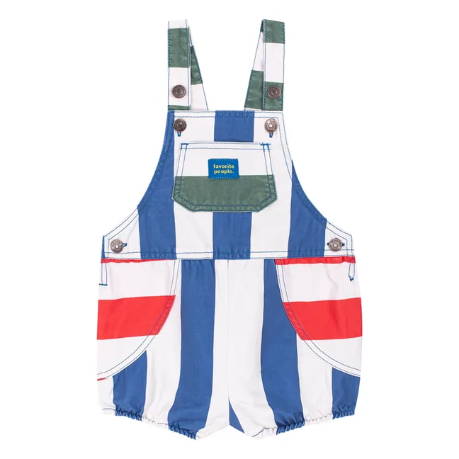 Combishort Capri Rayée | Bleu