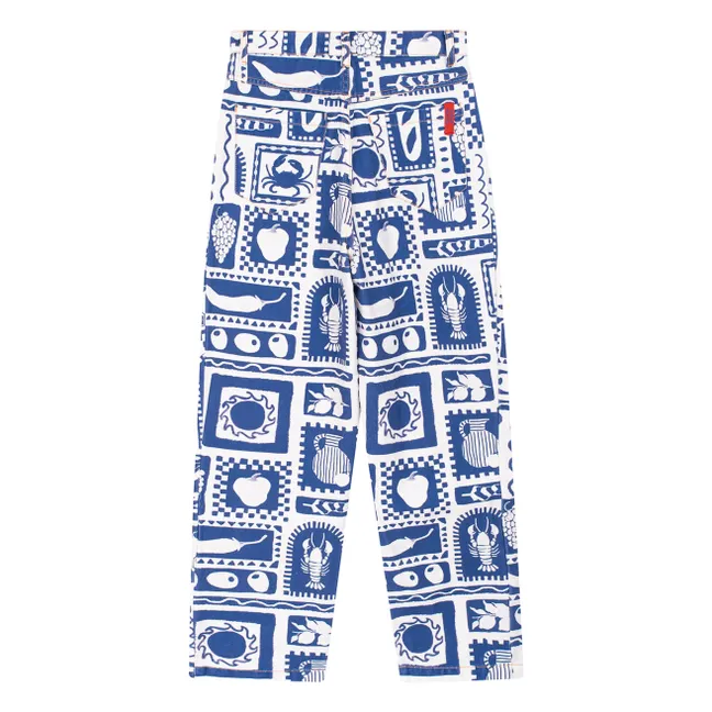 Pantalon Positano Olives - Collection Femme | Bleu