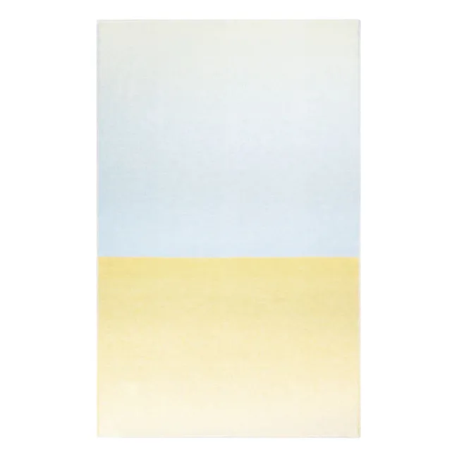Gradient wool throw | Yellow