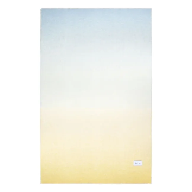 Gradient wool throw | Yellow