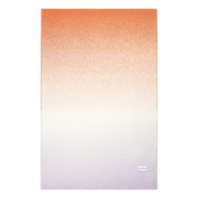 Gradient wool throw | Lilac