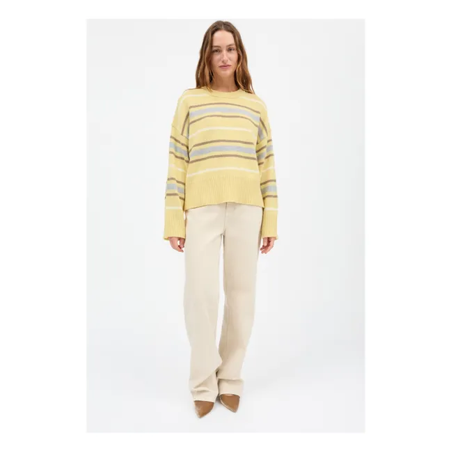 Maglione Cannes in lana merino | Giallo