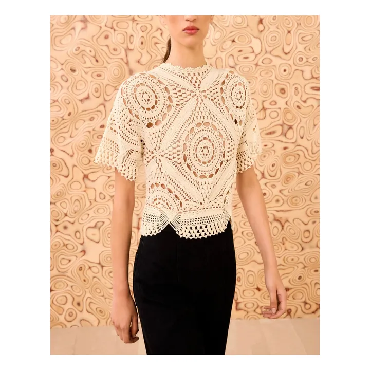 Blouse Maddalena | Ecru- Image produit n°0