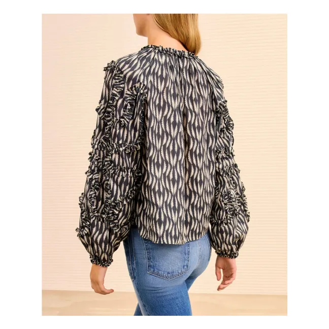 Blusa Azrou | Negro