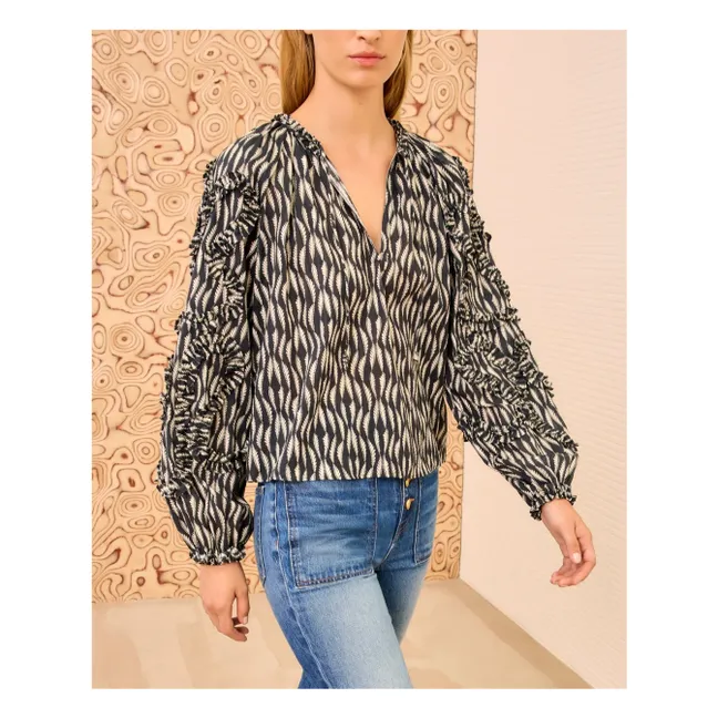 Blouse Azrou | Noir