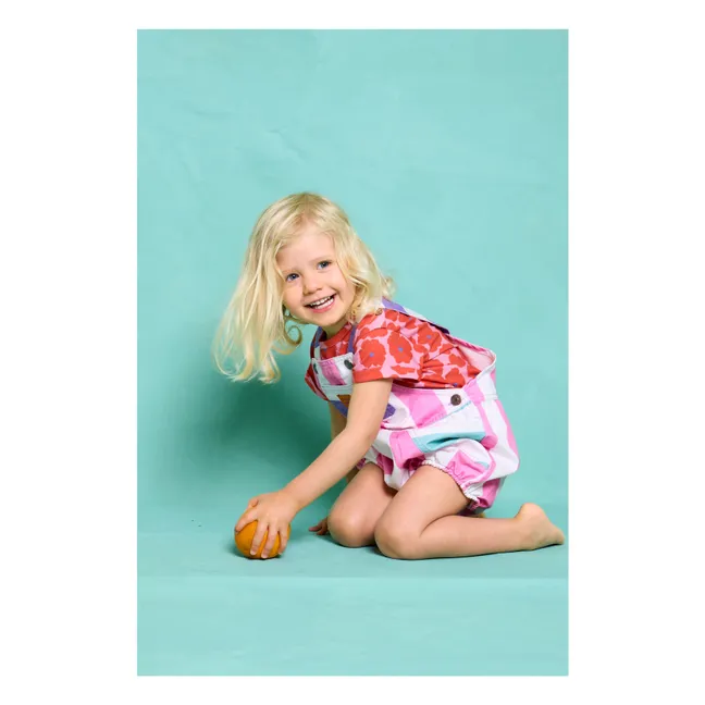 Combishort Amore Rayée | Rose