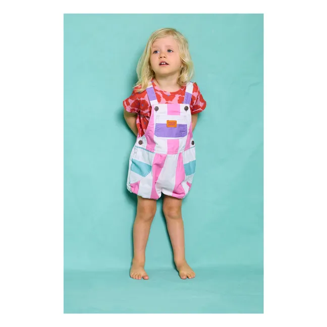 Combishort Amore Rayée | Rose