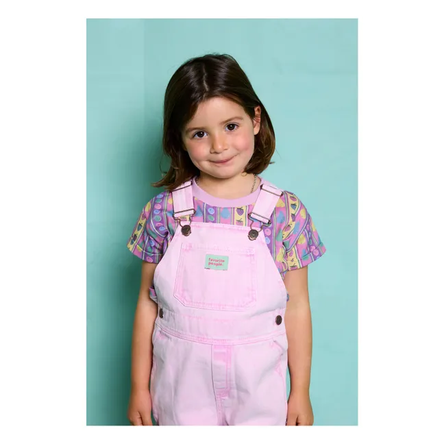 Salopette Unie | Rose