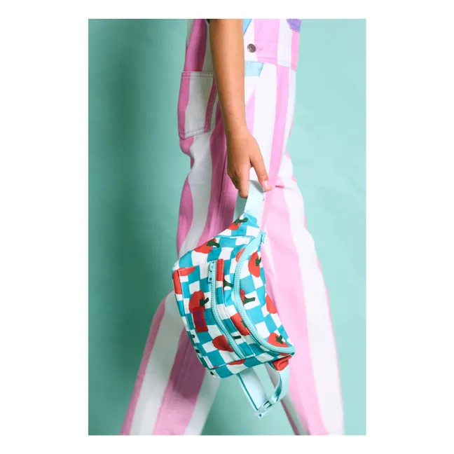 Amore Striped Dungarees | Pink