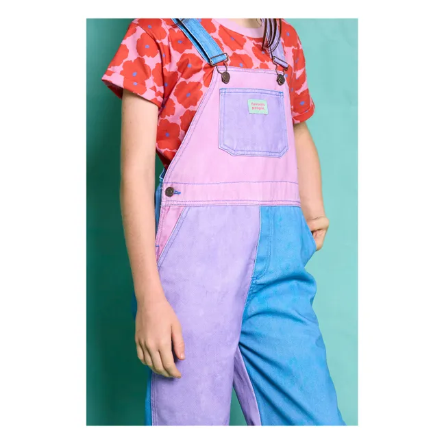 Margherita Colorblock overalls | Purple