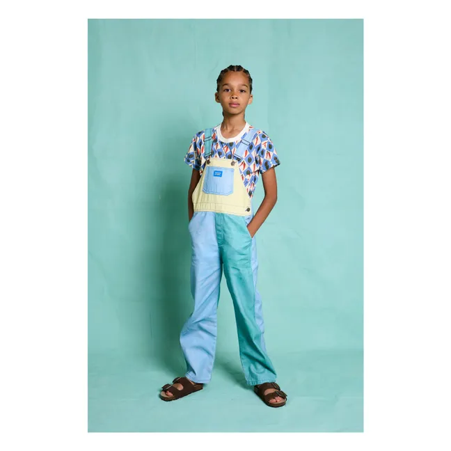 Salopette Sicilia Colorblock | Bleu