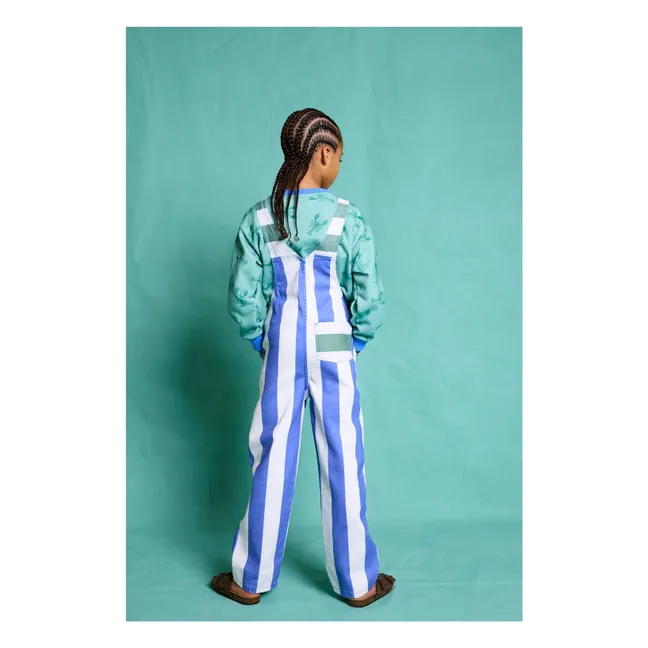 Tuta Capri a righe | Blu
