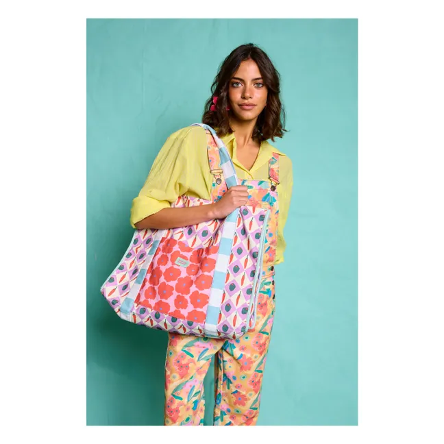 Bolso Formaggio Floral | Violeta