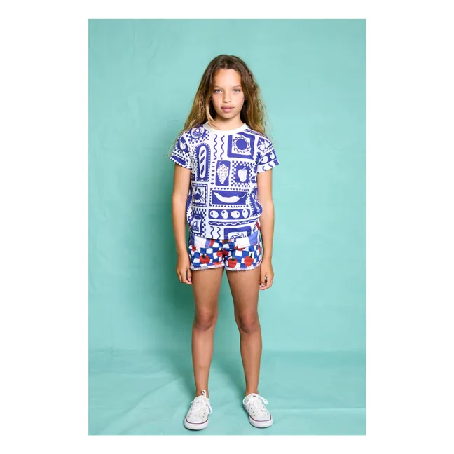 Short La Cantina Tomates | Blue