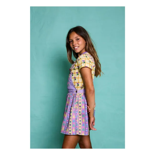 Vestido Salopette Panna Cotta Fruits | Violeta