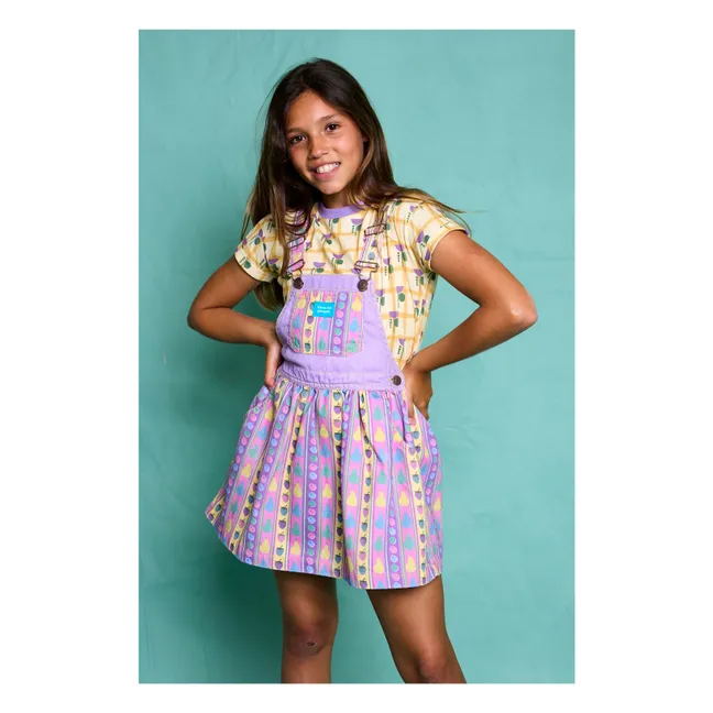 Robe Salopette Panna Cotta Fruits | Violet