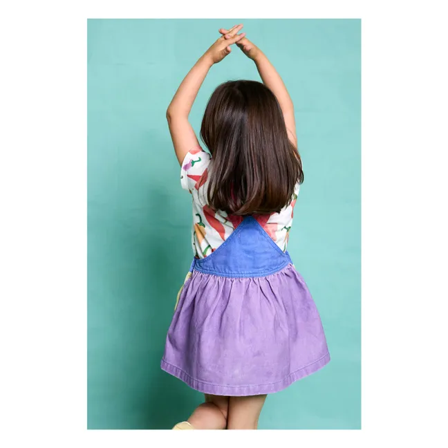 Robe Salopette Mozzarella Colorblock | Violet