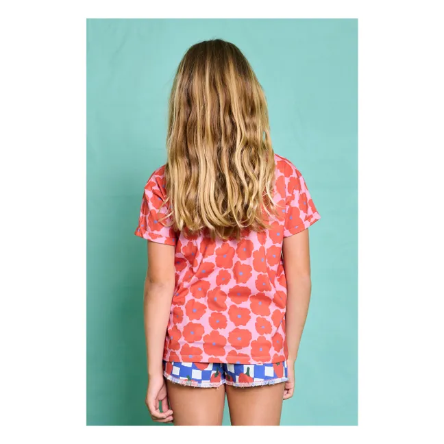 T-shirt Napoli Fleuri | Rouge