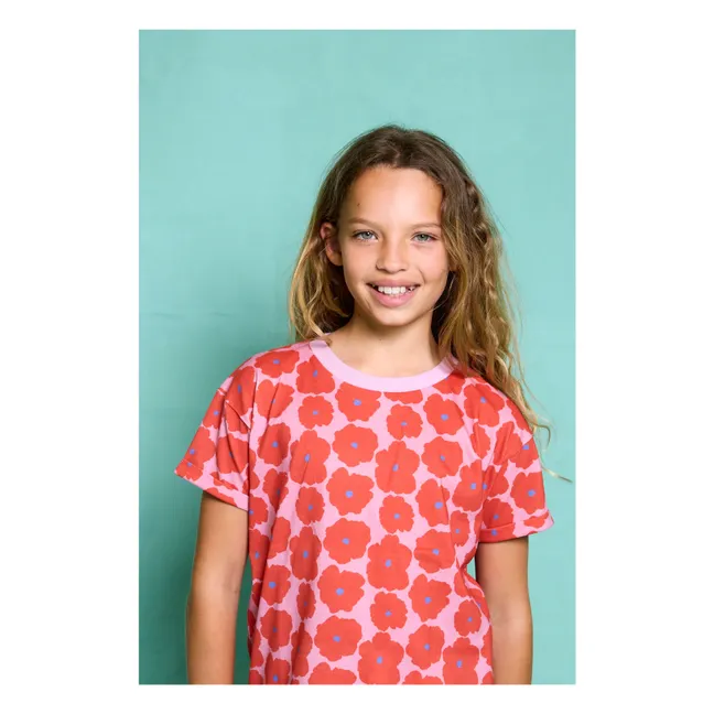 T-shirt Napoli Fleuri | Rouge