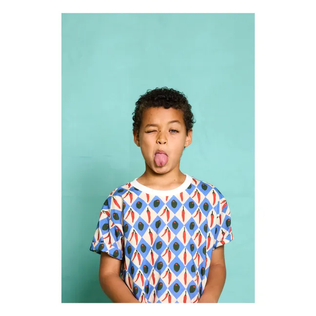 T-shirt Oliva Piments | Bleu