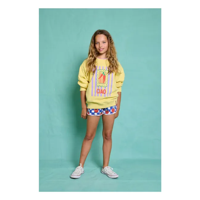 Secilia Ciao sweatshirt | Yellow