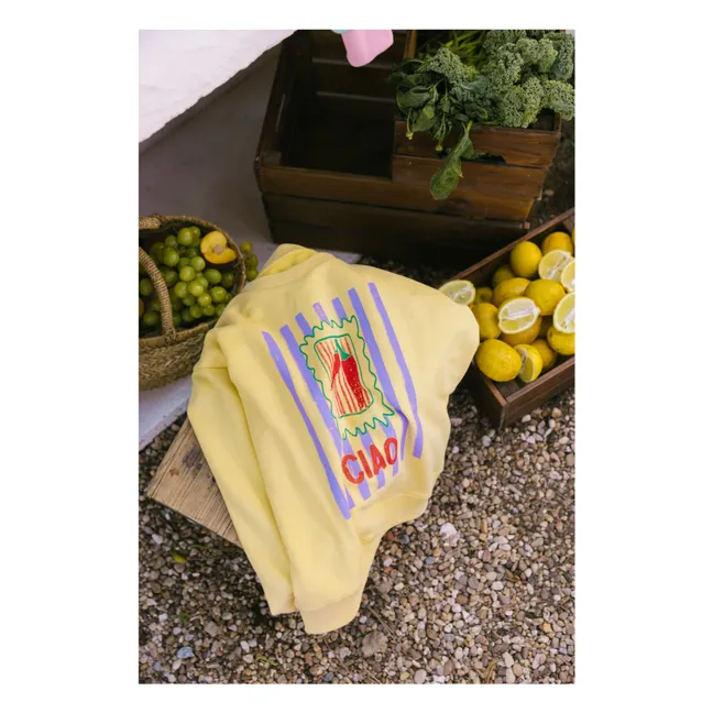 Sweatshirt Secilia Ciao | Gelb