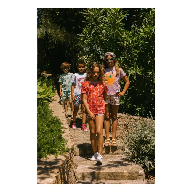 T-shirt Napoli Fleuri | Rouge