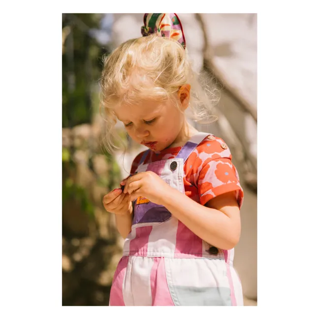 Combishort Amore Rayée | Rose