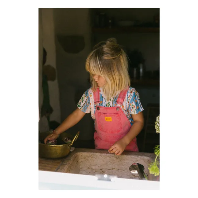 Plain overalls | Red