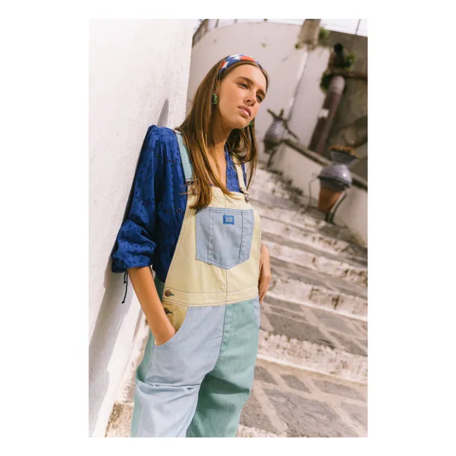 Salopette Sicilia Colorblock - Collection Femme | Bleu
