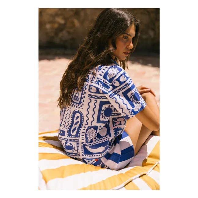 Chemise Positano Olives - Collection Femme | Bleu