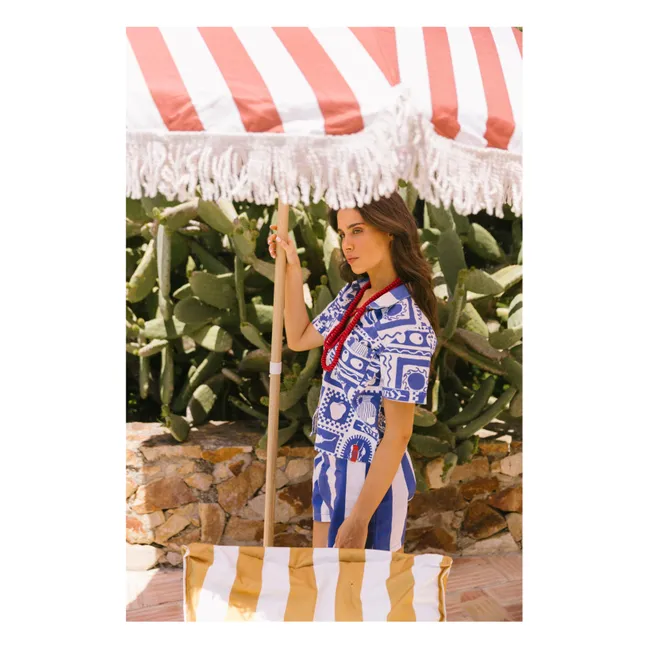 Positano Striped Shorts - Women's Collection  | Blue