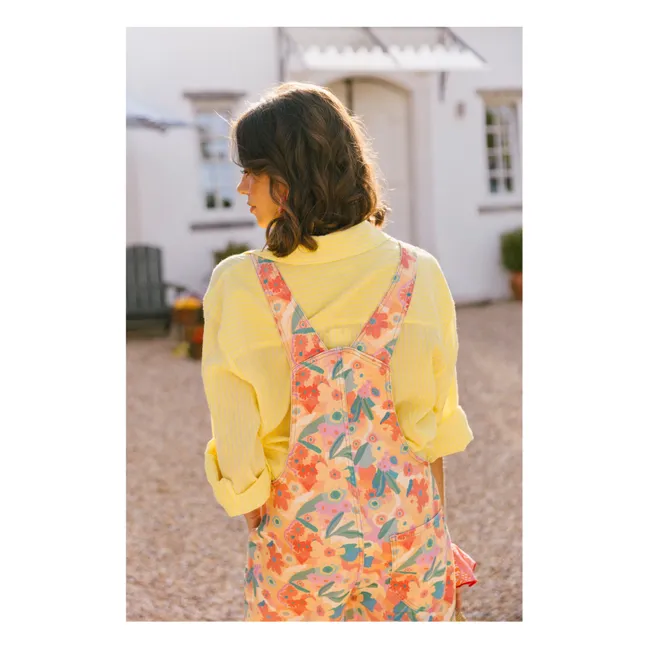 Toscana Floral Dungarees - Women's Collection | Orange