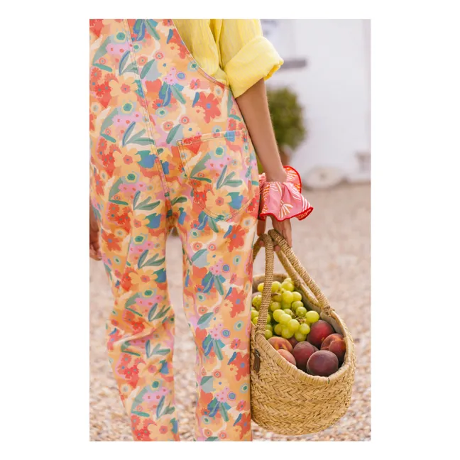 Toscana Floral Dungarees - Women's Collection | Orange