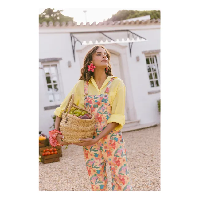Toscana Floral Dungarees - Women's Collection | Orange