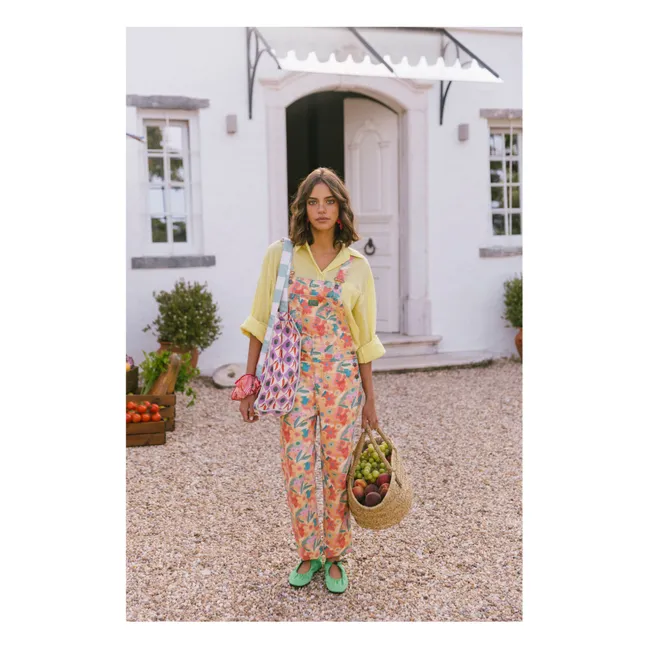 Toscana Floral Dungarees - Women's Collection | Orange