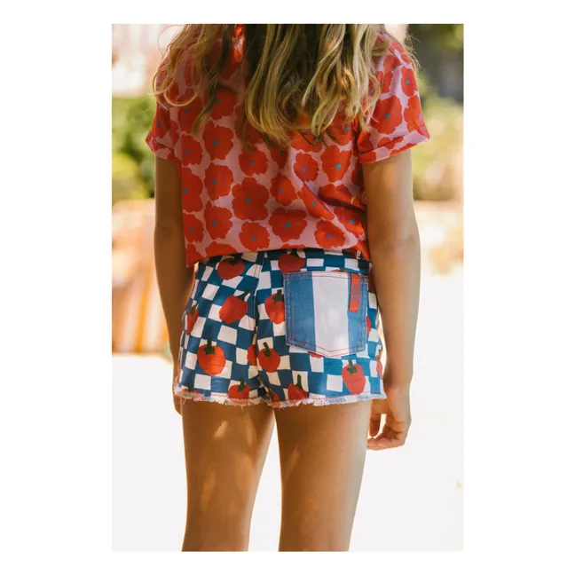 Short La Cantina Tomates | Blue